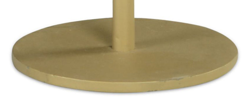 Steve Silver Oceana Blu Agate Top Round Chairside Table