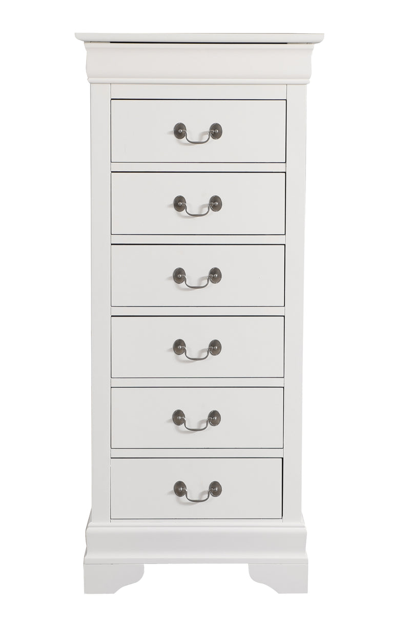 Glory Furniture Louis Phillipe Cappuccino Lingerie Chest