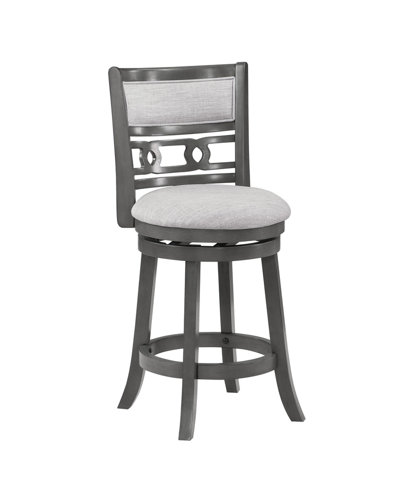 New Classic Furniture Gia Gray Swivel Barstool