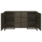 Coaster Furniture Kelly Dark Grey 3 Drawers Storage Sideboard