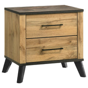 Coaster Furniture Kaywood Weathered Brown Natural Nightstand