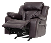 Glory Furniture Daria Dark Brown Rocker Recliner