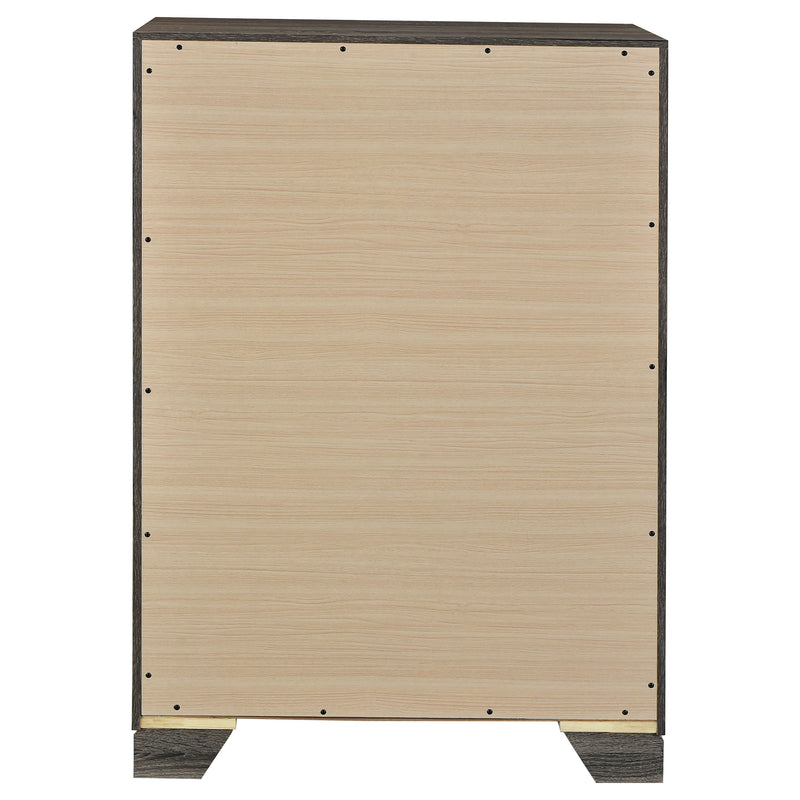 Coaster Furniture Wright Brown Oak 4 Drawer Chest