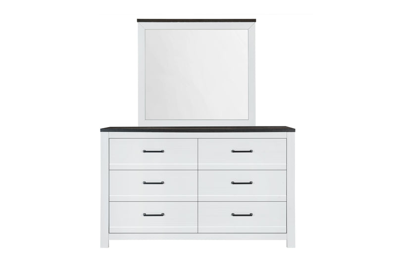 Global Furniture Ozark Grey Wash Mirror