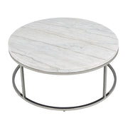 Acme Furniture Zaidee Natural Nickel Coffee Table