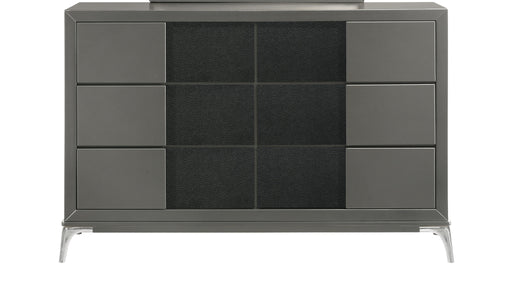 New Classic Furniture Nocturne Slate Gray Dresser