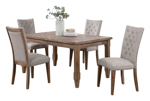 Steve Silver Riverdale Oatmeal Driftwood 5pc Dining Set