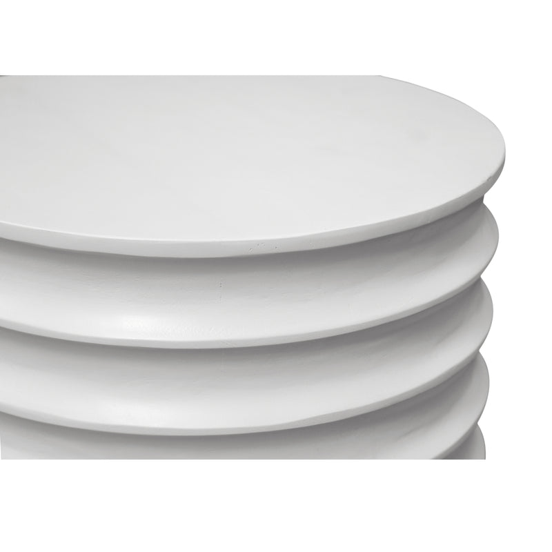 Steve Silver Griffin White Side Table