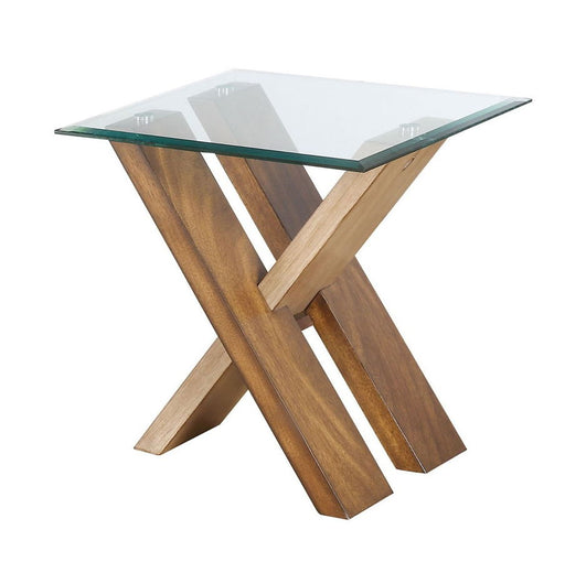 Steve Silver Tasha Natural Deep Cherry End Table
