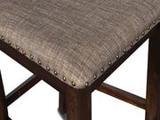 2 New Classic Furniture Bixby Black Espresso Counter Height Chairs