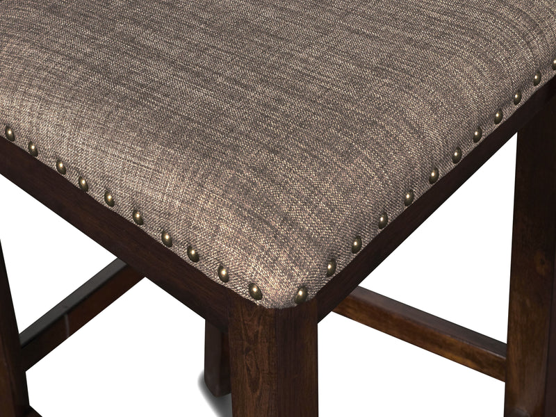 2 New Classic Furniture Bixby Black Espresso Counter Height Chairs