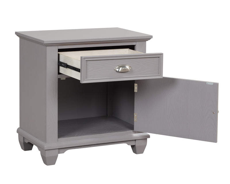 New Classic Furniture Jamestown Gray Nightstand