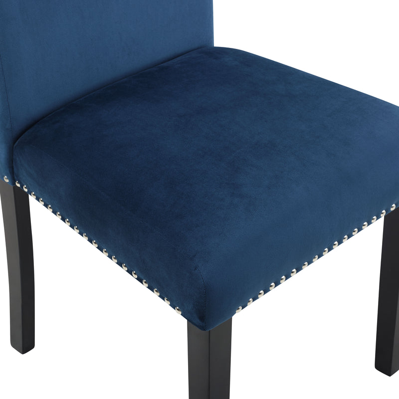 2 New Classic Furniture Celeste Blue Dining Chairs