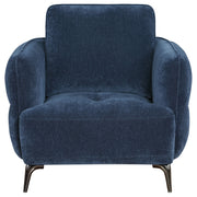 Coaster Furniture Lively Blue Track Arm Chair