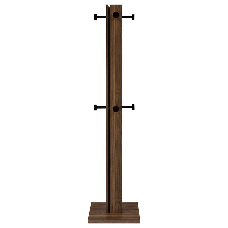 Coaster Furniture Rikkie Walnut Brown Coat Rack