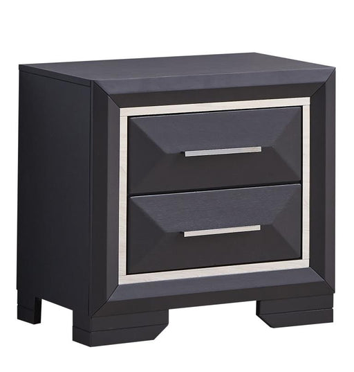 Glory Furniture Liverpool Black Nightstand