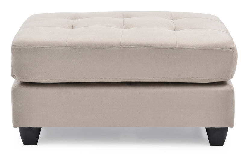 Glory Furniture Malone Aqua Ottoman