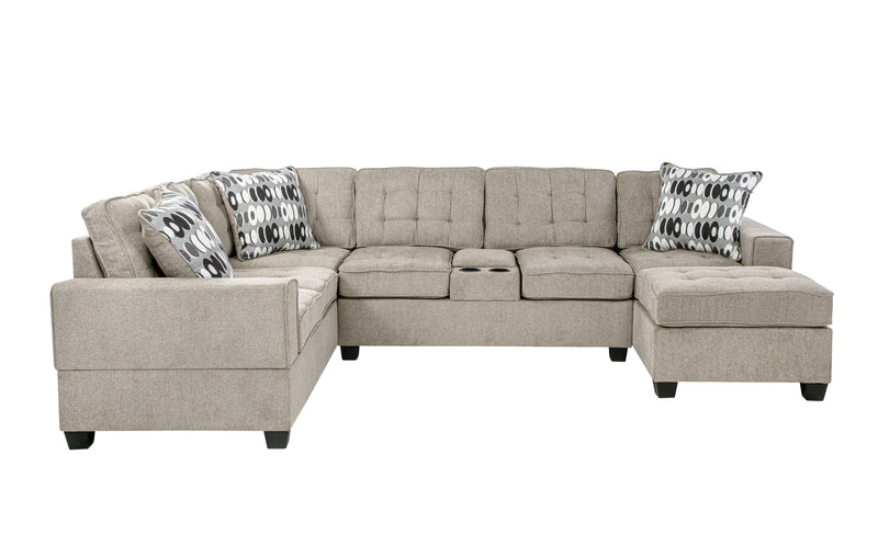 Glory Furniture Oslo Beige Sectional