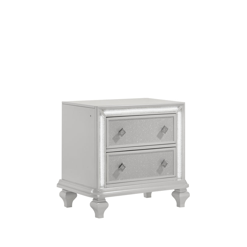 New Classic Furniture Stardust White Nightstand