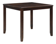 New Classic Furniture Gia Cherry 42 Inch Square 5pc Counter Height Set