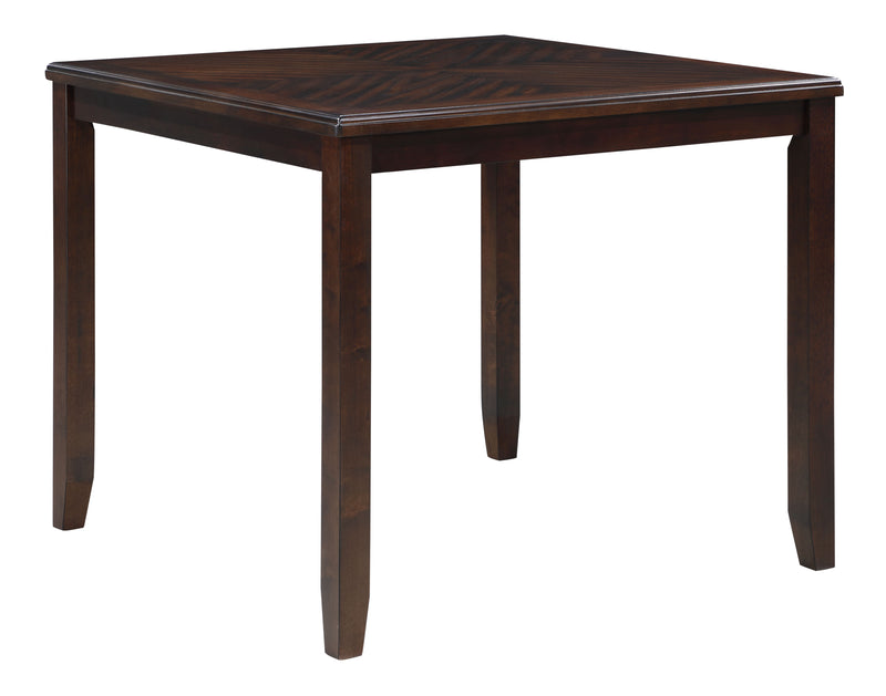 New Classic Furniture Gia Cherry 42 Inch Square 5pc Counter Height Set