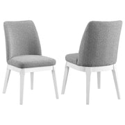 2 Coaster Furniture Carissa Light Grey Dining Side Chairs
