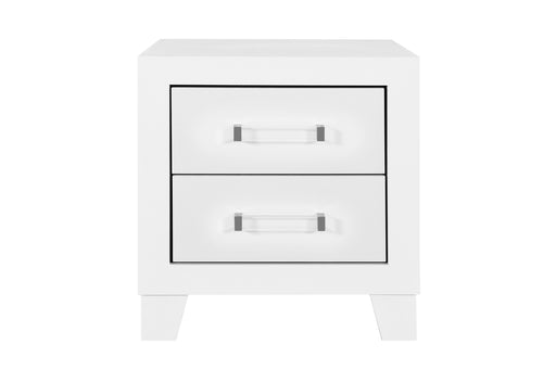 Global Furniture Luccia White Nightstand