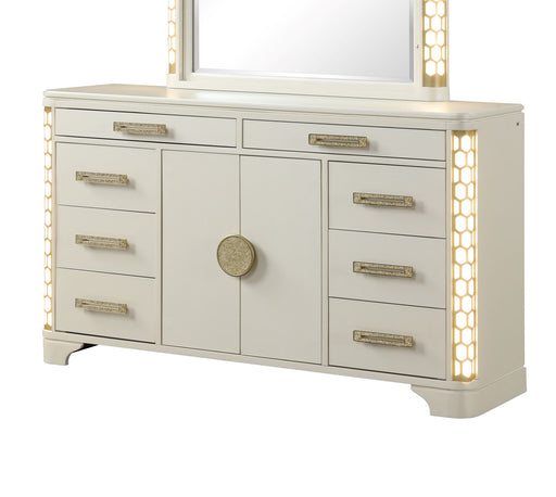 Galaxy Home Jasmine Beige Wood Dresser