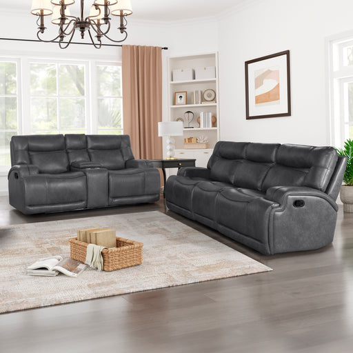 New Classic Furniture Titan Gray 2pc Living Room Set