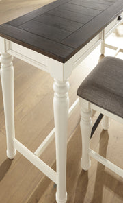 Steve Silver Joanna Ivory Mocha 4pc Sofa Bar Set