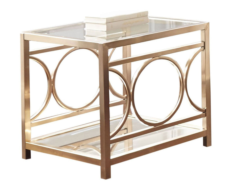 Steve Silver Olympia Gold End Table