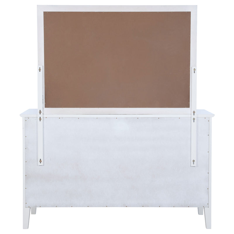 Coaster Furniture Bexhill White Dresser and Mirror