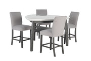 Global Furniture D8192 Light Grey 5pc Bar Height Set