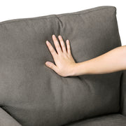 Home Elegance Aliana Chocolate Sofa