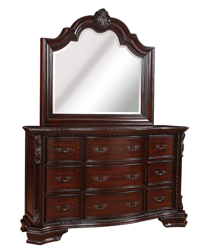 Crown Mark Sheffield Dresser and Mirror