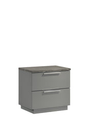 Galaxy Home Elara Gray Nightstand