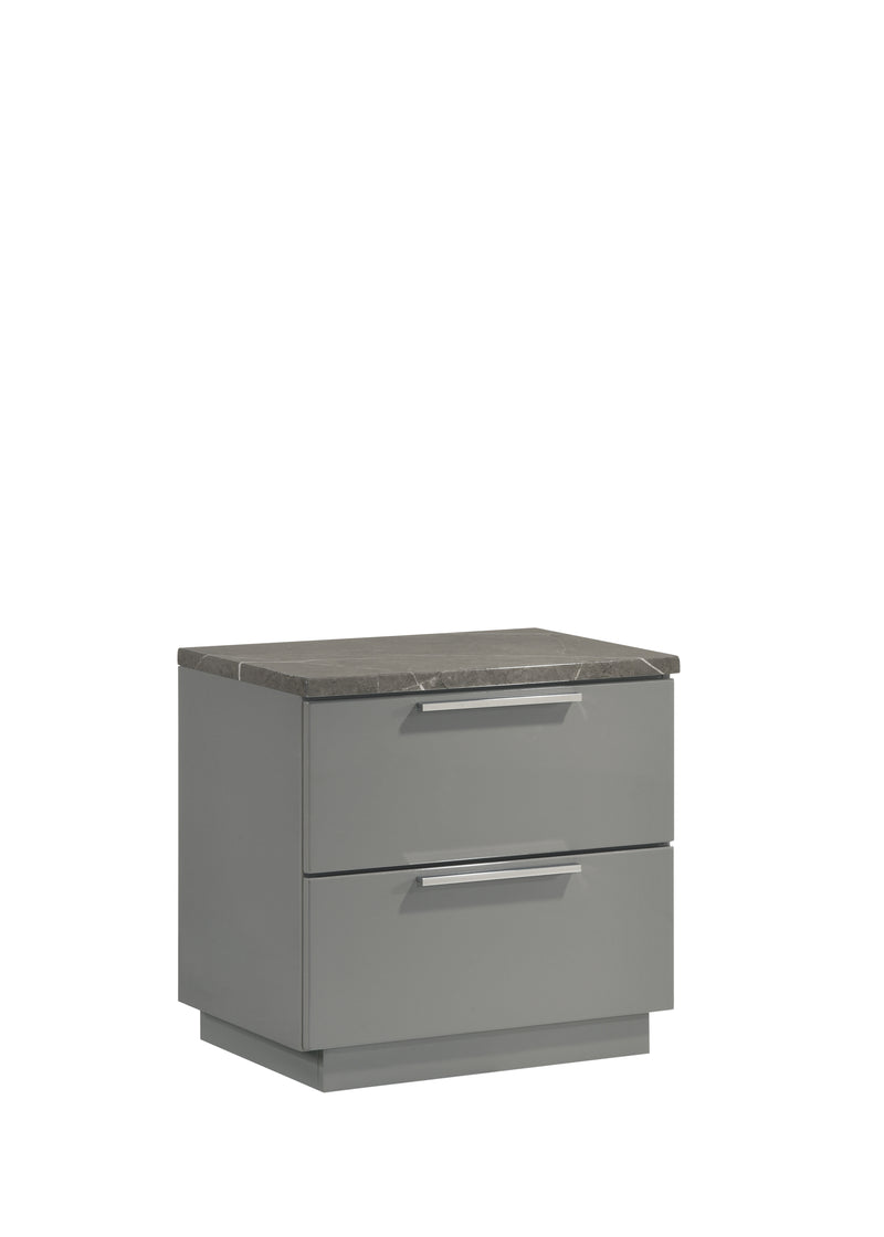 Galaxy Home Elara Gray Nightstand