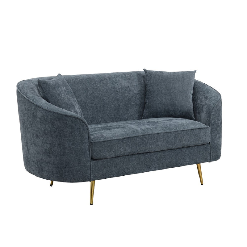 Acme Furniture Nakendra Cobalt Gray 3pc Living Room Set