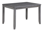 New Classic Furniture Gia Gray 48 Inch Rectangle 5pc Dining Set