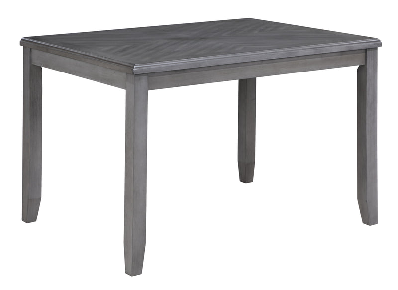 New Classic Furniture Gia Gray 48 Inch Rectangle 5pc Dining Set
