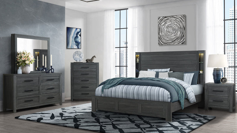 Global Furniture Cypress Dark Grey Mirror