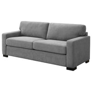 Coaster Furniture Simpson Grey Sofa Sleeper with Queen Mattress