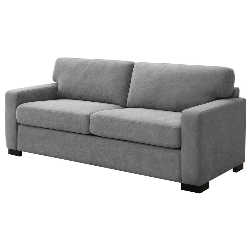 Coaster Furniture Simpson Grey Sofa Sleeper with Queen Mattress