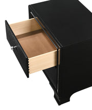 Crown Mark Micah Black Night Stand