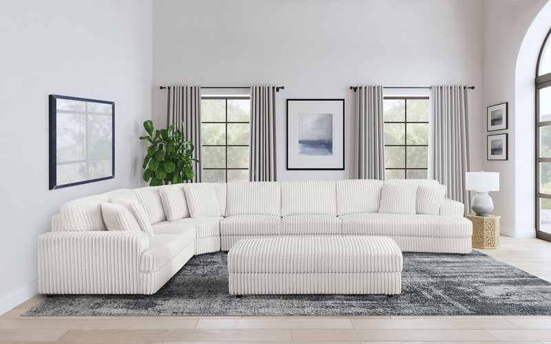 Coaster Furniture Emberson Ivory 5pc Modular Sectional
