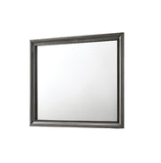 Galaxy Home Matrix Gray Wood Mirror