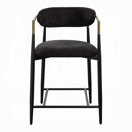 2 Acme Furniture Jaramillo Beige Counter Height Chairs