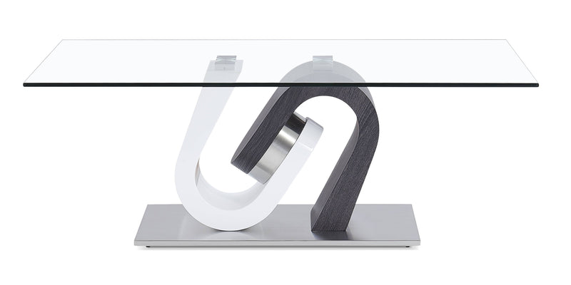 Global Furniture T4127 Dark Grey White 3pc Coffee Table Set