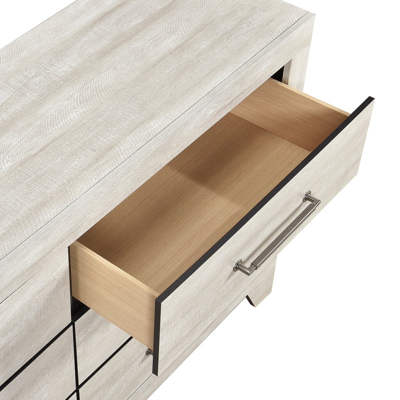 Home Elegance Aspen Dusty Gray Oak Dresser