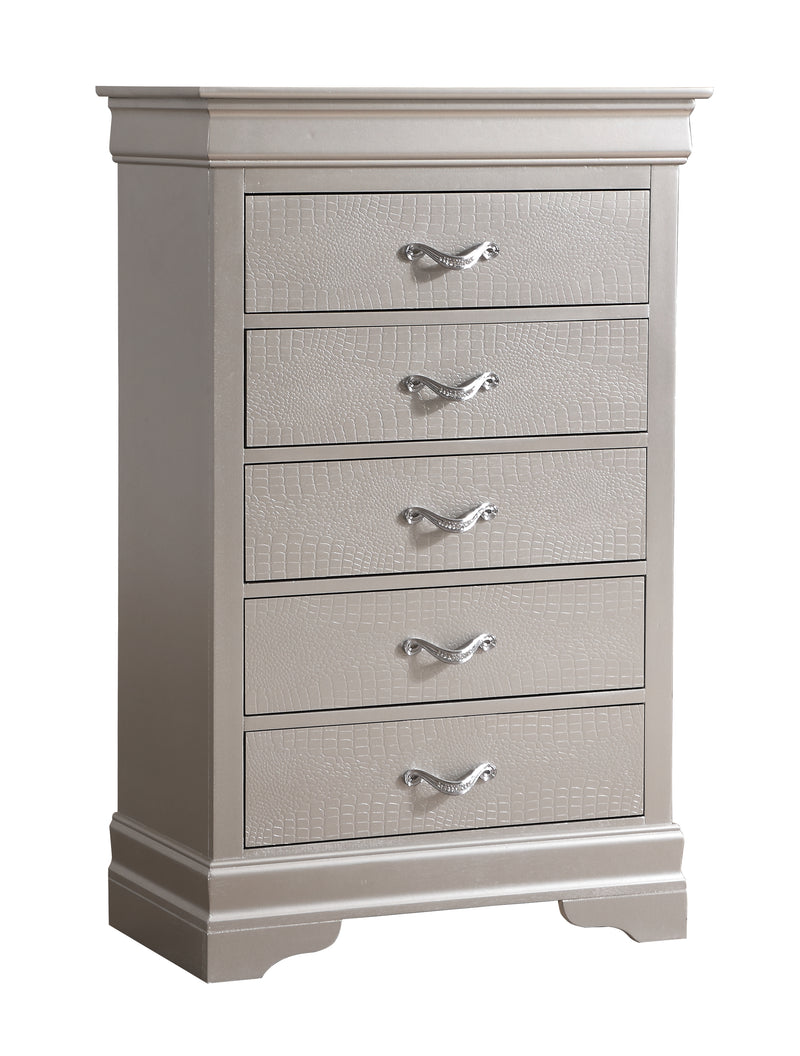 Glory Furniture Lorana Silver Champagne Chest